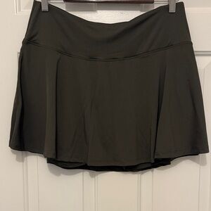 Women's Army Green Skater Skirt